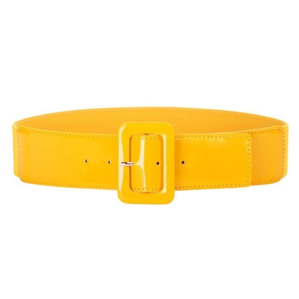 Women's Stretchy Belt Yellow